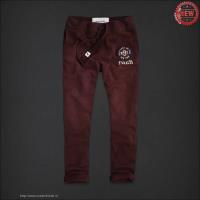 heren abercrombie and fitch 9 ny elastisch sweatpants donkerrood Overhemd Maken weqd5456